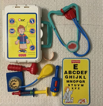 Fisher Price Pretend MEDICAL KIT #72424 - VINTAGE 1997, &quot;Realistic Instr... - £21.77 GBP