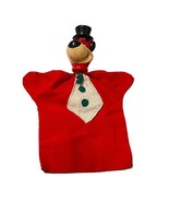 Huckleberry Hound Hand Puppet Red Toy Hanna Barbera 1960s Vintage - $21.12