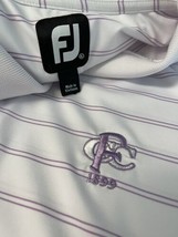 Footjoy Men Golf Polo Shirt FCC 1899 Short Sleeve Purple Stretch XL Excellent! - $19.77