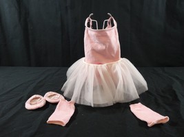 American Girl Doll My AG Ballet Outfit Leotard Tutu Pink 2011 Shoes - $18.82