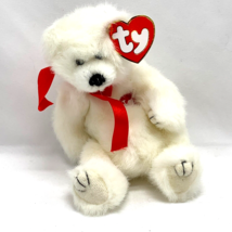 Ty Attic Treasures Amore the Love Bear Vintage 1993 Retired Polar White - $11.64