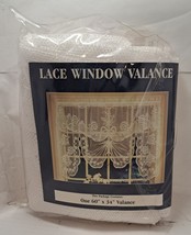 Quakers Lace Window 60 X 34 VALANCE Julia Cut Valence New In Package White - £11.33 GBP