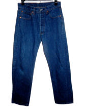 Vintage 1980&#39;s Levi&#39;s 501 Denim Blue Jeans 30x30 (29 x 27 1/4) Made In The USA - £113.42 GBP