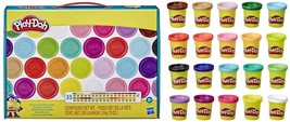 Play-Doh 35 Pack Carry Case Of Non-Toxic Modeling Compound, 1.9 Kg(2.2 lbs), New - £14.93 GBP