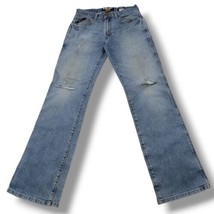 Ariat Jeans Size 31 W31xL34 Ariat Rebar M4 Low Rise Boot Jeans Rugged Distressed - $45.99