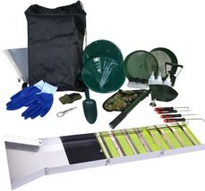 Maximize Gold Recovery - Complete 27-Piece Panning Kit with Folding Slui... - $321.70