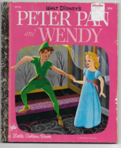 1972~Vintage~Little Golden Book~Walt Disney&#39;s Peter Pan and Wendy D110 - £6.91 GBP