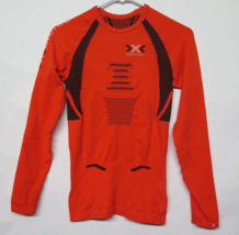 X Bionic Mens Trick P01 Jersey Long Sleeve Orange Shirt Size S XBionic C... - £28.36 GBP