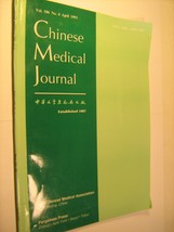 Paperback Chinese Medical Journal Vol 106 #4 April 1993 [Y80d] - £14.33 GBP