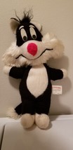 Vintage Warner Bros Mighty Stars 16&quot; Plush Sylvester The Cat Stuffed Animal 1971 - £23.52 GBP