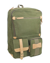 Vagarant Traveler Classic Super Large Canvas Backpack CK08.Green - £67.86 GBP