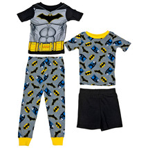 Batman 4-Piece Youth Shirt Pants Shorts and Shirt Set Multi-Color - £20.02 GBP