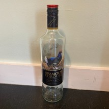Famous Grouse Smoky Black Scotch Whisky Bottle Empty 750ml Top Centerpiece - $0.98