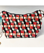 Andy Warhol Campbell noodle soup bag purse handbag 3048B red white black - $110.00