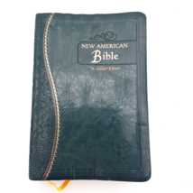 The New American Bible St Joseph Edition Catholic Publishing 1992 Green Leather - £22.54 GBP