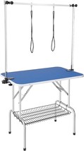 Pet Grooming Table Two Arms With Clamp, 36&#39;&#39;X24&#39;&#39; Dog Grooming Station, Foldable - $138.99