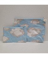 Nick &amp; Nora Clouds in a Blue Sky 2 Zip Bags Pouches - Read - $19.70