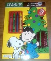 bendon Peanuts Coloring &amp; Activity Book 30 Stickers Crayons NEW Paperback - £3.14 GBP