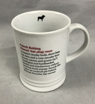 Fringe Studio Pet Shop French Bulldog Coffee Cup Mug 12 oz - £11.16 GBP