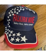 Falkirk Mine Safety First Safety Always Hat Adjustable Cap Stars Stripes... - $256.84 MXN