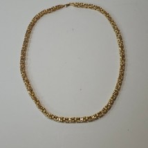 Authenticity Guarantee 
14K Yellow Gold 19.5 in HOLLOW BYZANTINE Chain Neckla... - £1,176.43 GBP