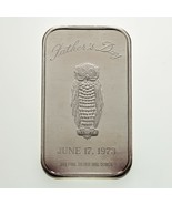 1973 Father’S Día de Plata Barra Artístico Por Madison Casa Moneda 1 Oz.... - $162.79 CAD