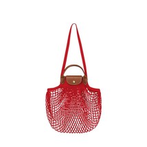 Fashion Mesh Fish Net Women Tote Beach Handbag Summer Branded Large Foldable Por - £52.08 GBP