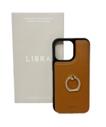 NIB Libra Brown Leather iPhone Case - £18.56 GBP