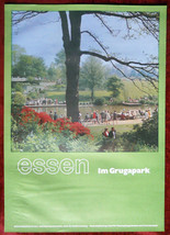 Original Poster Germany Essen Grugapark People Garden - £33.66 GBP