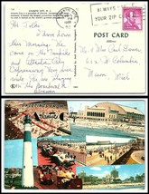 1966 US Postcard - Atlantic City, New Jersey to Mason, Michigan X10 - $2.96