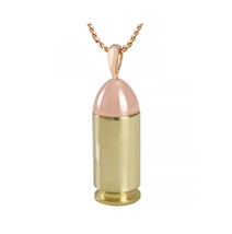 Rose Gold 10KT Bullet Cremation Jewelry Urn - £523.53 GBP