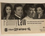 Family Law TV Guide Print Ad Christopher McDonald Dixie Carter TPA7 - £4.74 GBP
