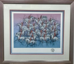 GUILLAUME AZOULAY &quot;EXODUS&quot; SERIGRAPH ON PAPER HAND SIGNED &amp; NUMBERED FRA... - $1,345.50