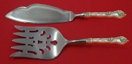 Intaglio By Reed and Barton Sterling Silver Fish Serving Set HHWS 2pc Custom - $187.11