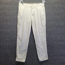 VTG Polo by Ralph Lauren Men&#39;s Khaki Straight Fit Pants Sz 31/30 Stain** - £15.28 GBP