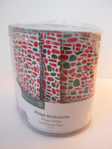 Dept. 56 Village Holiday Cobblestone Road Accessories - 2 35&quot; Strips Red &amp; Green - $19.99