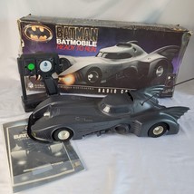 Vintage 1989 Rich Mans Toys Remote Controlled Black Batmobile RC Car Par... - £197.37 GBP