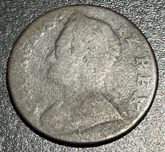 1739 UK United Kingdom King George II Colonial Half 1/2 Penny Regal 8.03g Coin - £15.48 GBP