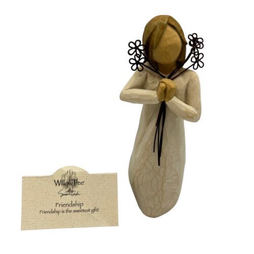 Willow Tree Angel of Friendship Figurine #26155 by Susan Lordi for Demdaco 2004 - $15.85