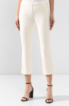 THEORY Womens Cropped Trousers Moleskin Twill Solid Ivory Size US 2 J0804215 - £97.48 GBP