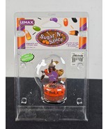 Lemax Sugar &#39;N Spice 2005 Halloween Figurine Gingerwitch w/Croissant Moo... - €8,43 EUR