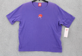 Red Hat Society Sweatshirt SZ 1X Purple Logo Ruby Sport by Tia Designs S... - £3.97 GBP