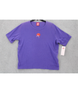 Red Hat Society Sweatshirt SZ 1X Purple Logo Ruby Sport by Tia Designs S... - £3.94 GBP