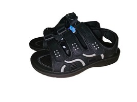 Aerosoft Womens Tawny Black Comfort Strap Sandals Sz 41 US 8 New With Tag - $18.24 CAD