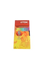 TDK VHS 6 Hours Blank Videotape Extended Play T-120RV - $133.27 MXN