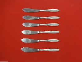 Rose Solitaire by Towle Sterling Silver Trout Knife Set 6pc. Custom Made... - £336.56 GBP