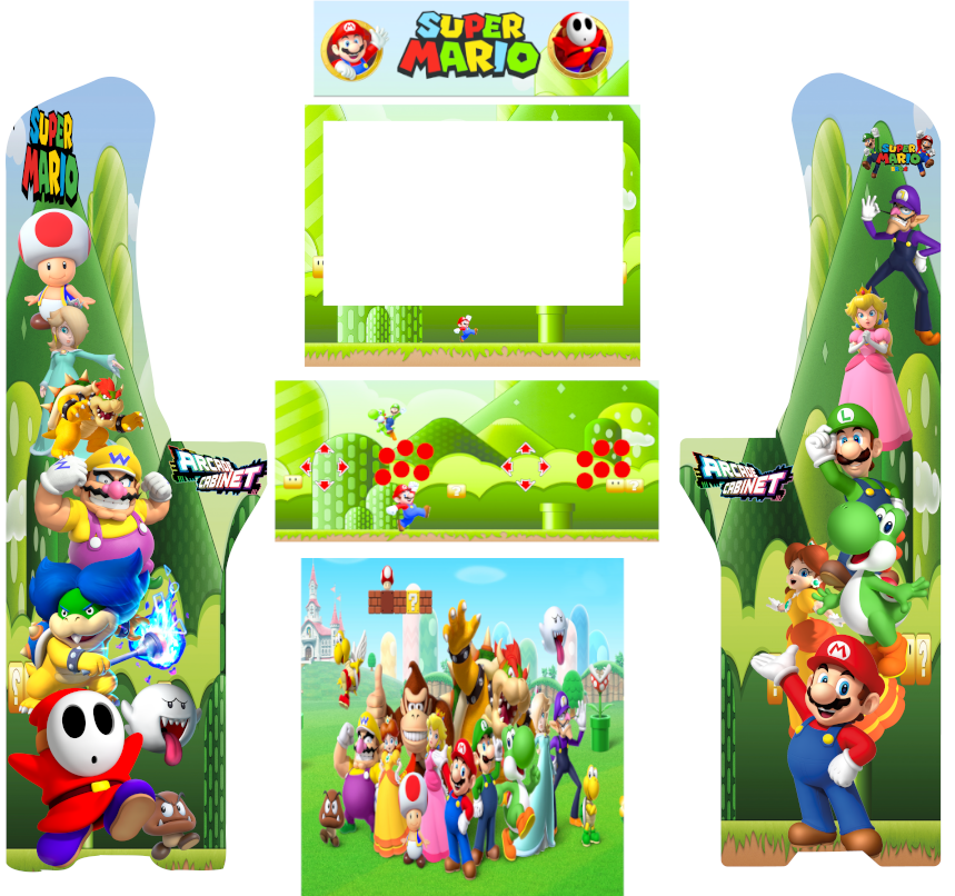 Primary image for AtGames Legends Ultimate Mario Multimix Retro Arcade/Arcade Cabinet Art side art