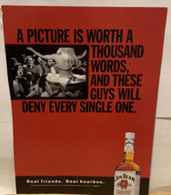 2001 Jim Beam Magazine Print Ad A Picture Is Worth A Thousand Words - £3.86 GBP