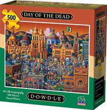 Day of the Dead DOD 500 Piece Jigsaw Puzzle 16 x 20&quot; Dowdle Folk Art - £19.73 GBP