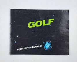 Nintendo NES GOLF Black Label Manual Instruction Booklet Only Vintage 1985 - $5.53